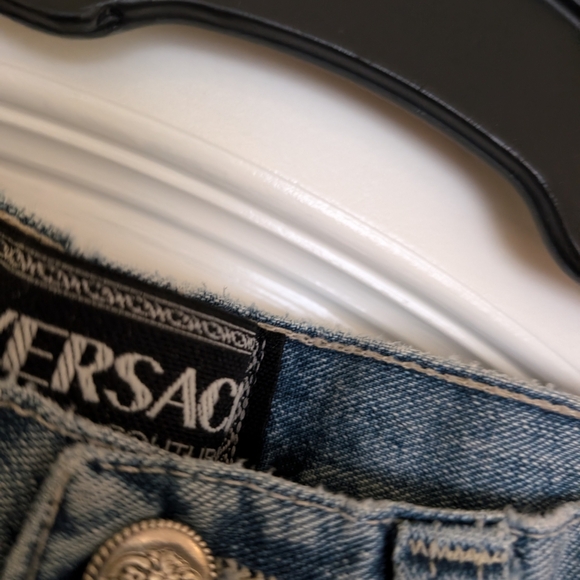 Versace Jeans Couture Denim with Black Leather Patch - Picture 5 of 15
